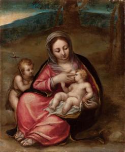 ALLEGRI POMPONIO 1521-1593,Madonna col bambino e san Giovannino,San Marco IT 2007-07-01