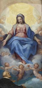 ALLEGRINI Flaminio 1587-1635,The Virgin appearing to a donor,Bonhams GB 2013-12-04