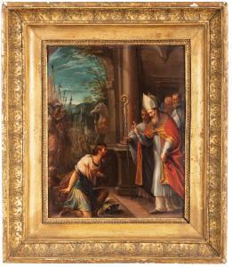 ALLEGRINI Francesco 1587-1679,Papa Leone Magno incontra Attila,Wannenes Art Auctions IT 2023-05-18