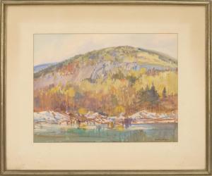 ALLEN Charles Curtis 1886-1950,Mountain Ledge,Eldred's US 2015-11-06