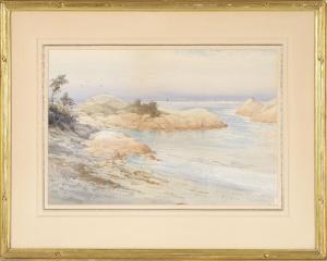ALLEN Frederick B,Coastal scene,1891,Eldred's US 2015-11-19