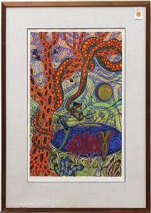 ALLEN Jesse 1936,Snake,1975,Clars Auction Gallery US 2013-03-17