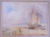 ALLEN Joseph William 1803-1852,Beach Scenes with Figures and Fishing B,Simon Chorley Art & Antiques 2010-06-24