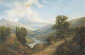 ALLEN Joseph William,View of Dunkeld, on the River Tay, Perthshire,1840,Christie's 2002-10-31