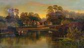 ALLEN Robert 1800-1800,Sonning Bridge,1880,John Nicholson GB 2017-05-03