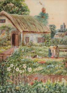 ALLINGHAM Helen 1848-1926,Cottage Garden,1894,Palais Dorotheum AT 2024-01-02