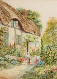 ALLINGHAM Helen 1848-1926,Cottage Garden,1894,Palais Dorotheum AT 2024-01-02