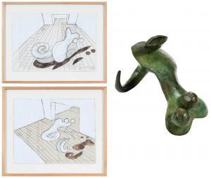 ALLINGTON Edward 1951,Three works from the Lamia series,1986,Brunk Auctions US 2022-10-13