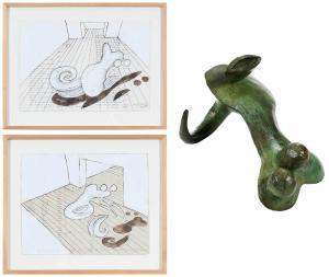ALLINGTON Edward 1951,Three works from the Lamia series,1986,Brunk Auctions US 2021-11-11