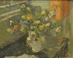 ALLINSON SONYA 1900-1900,Flowers by a Window,David Duggleby Limited GB 2007-05-19