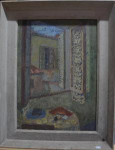 ALLINSON SONYA 1900-1900,View through an open window,Andrew Smith and Son GB 2017-02-19