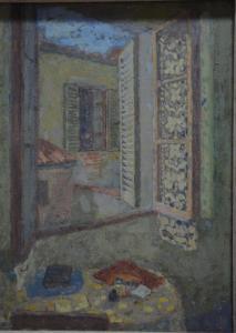 ALLINSON SONYA 1900-1900,View through an open window,Andrew Smith and Son GB 2017-02-07