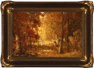 ALLIS C. Harry 1870-1938,Autumn in the Forest, France,1910,John Moran Auctioneers US 2009-09-29
