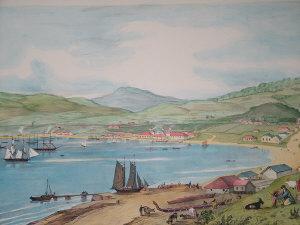 ALLOM Thomas 1804-1872,View of Nelson Haven in Tasman,1842,Rosebery's GB 2005-10-11