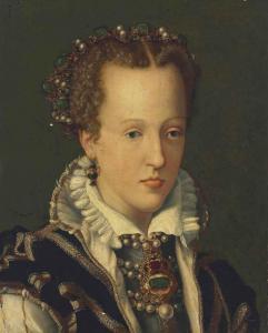 ALLORI Alessandro 1535-1607,Portrait of Joanna of Austria (1547-1578), bust-le,Christie's 2016-04-14