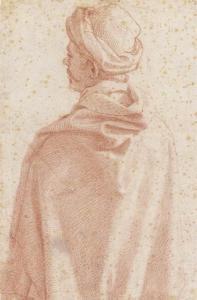 ALLORI Cristofano 1577-1621,A man wearing a hat and a hooded cloak,Christie's GB 2016-09-27