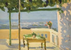 ALLORI Giulio 1894-1966,Terrazza sul mare,Fabiani Arte IT 2018-12-15