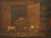 Allsop George Norbury 1811,The Barn Door,1839,John Nicholson GB 2018-04-25