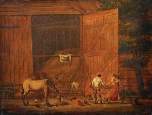 Allsop George Norbury 1811,The Barn Door,1839,John Nicholson GB 2018-07-25