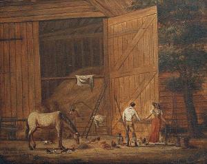 Allsop George Norbury 1811,The Barn Door,1869,Bonhams GB 2011-05-25