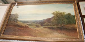 ALLWRIGHT Arthur F 1900,View of a Valley with Woodland,1900,Tooveys Auction GB 2013-05-15