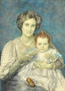ALMA TADEMA Anna 1865-1943,'Baby's Throne': Louisa Forbes Robert,1906,Bellmans Fine Art Auctioneers 2019-11-19