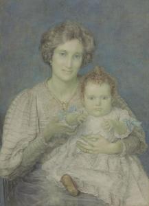 ALMA TADEMA Anna,Louisa Forbes Robertson and her daughter Olivia (B,1906,Christie's 2019-07-11