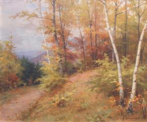ALOIS Šimorda,Podzimní les,Antikvity Art Aukce CZ 2009-03-22