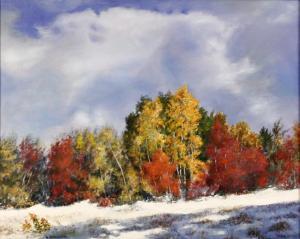 ALONZO ALLEN w 1900-1900,Winter Landscape,Gray's Auctioneers US 2012-12-05