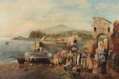 ALOTT Robert 1850-1910,Italienische Küstenszenerie,Von Zengen DE 2018-06-15