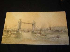 ALPS Glen Earl 1914,Tower Bridge from the Pool of London,Bonhams GB 2011-02-16