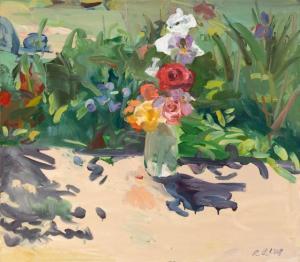 ALSOP ADELE 1948-2021,Spring Flowers in a Mason's Jar,1993,William Doyle US 2021-12-07