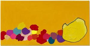 ALSOP William Allen 1947,Untitled (Coloured Blobs on Amber Background),2869,Christie's GB 2022-03-09