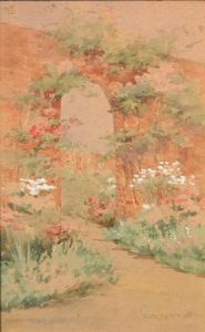 ALSTON Charlotte M 1887-1914,Garden Path,Rachel Davis US 2017-03-25