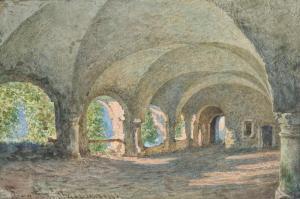 ALT Franz 1821-1914,A heidelbergi kolostor részlete,1860,Nagyhazi galeria HU 2013-12-11