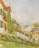 ALT Franz 1821-1914,At the summer resort in Bad Ischl,1909,Palais Dorotheum AT 2024-03-28