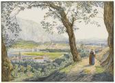 ALT Jacob 1789-1872,A VIEW OF THE LAKE AND TOWN OF COMO,1836,Sotheby's GB 2016-01-28