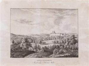 ALT Jacob 1789-1872,Ansicht von Stadt und Kloster Melk,1824,Palais Dorotheum AT 2016-11-17