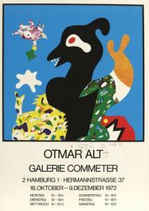 ALT Otmar 1940,Plakat Galerie Commeter 1972,1972,Kastern DE 2018-03-03