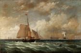 ALTAMURA Ioannis, Jean 1852-1878,Sailing ship in the port of Copenhagen,Bonhams GB 2014-11-25