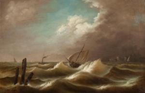 ALTAMURA Ioannis, Jean 1852-1878,Ship in storm,Bonhams GB 2018-05-02