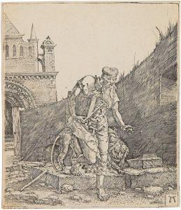 ALTDORFER Albrecht 1480-1538,Saint Jérôme marchand dans un cimetière,Beaussant-Lefèvre FR 2019-04-05