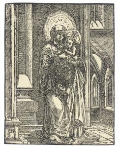 ALTDORFER Albrecht,The Virgin standing in the Church (Bartsch 48; Hol,Christie's 2011-04-19