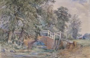 ALTERMATT Archer Robert 1886-1945,A rural bridge, cattle beyond,Woolley & Wallis GB 2012-12-12