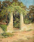 ALTERMATT Archer Robert 1886-1945,Portail de Jardin,Simpson Galleries US 2016-09-10