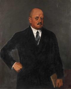 ALTHERR Heinrich 1878-1947,Bildnis Dr. Alfred Dehlinger,Mehlis DE 2019-11-21