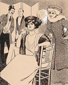 ALTIMIRA Josep 1890-1942,Caricatura,1909,Balclis ES 2008-12-16
