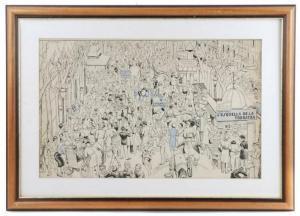 ALTIMIRA Josep 1890-1942,Las ramblas,Subarna ES 2016-12-01