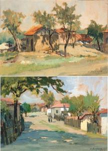 ALTKOV N,Houses under trees,1955,Nagel DE 2007-03-21