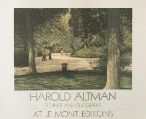 ALTMAN Harold,Harold Altman Etchings and Lithographs At Le Mont ,1981,Quinn & Farmer 2017-09-13